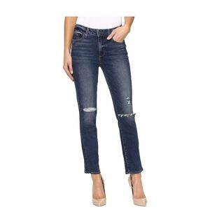 Paige Jacqueline Straight Distressed Jeans